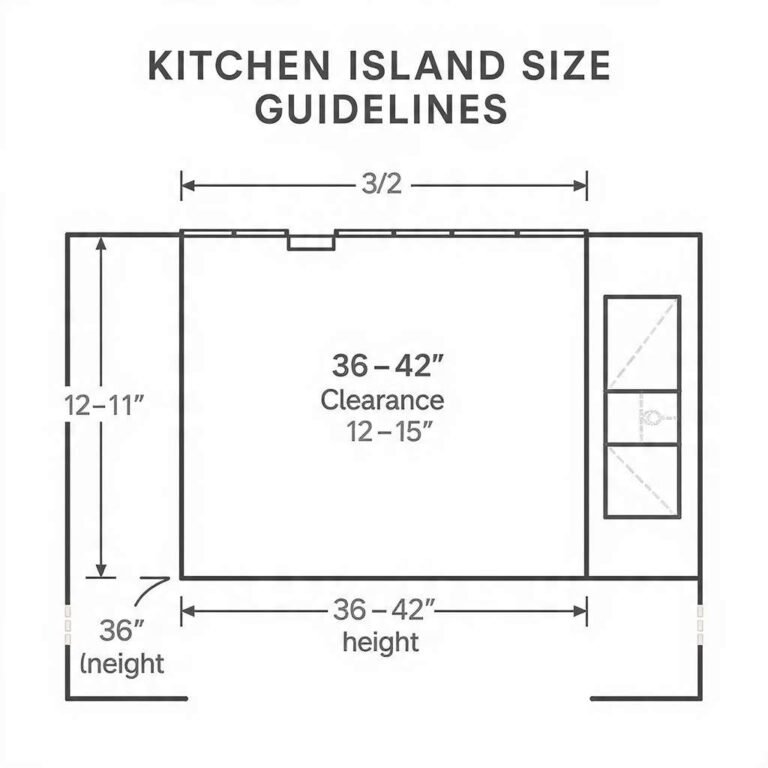 Kitchen Island Dimensions Guide 2025: Perfect Fit for Every Kitchen