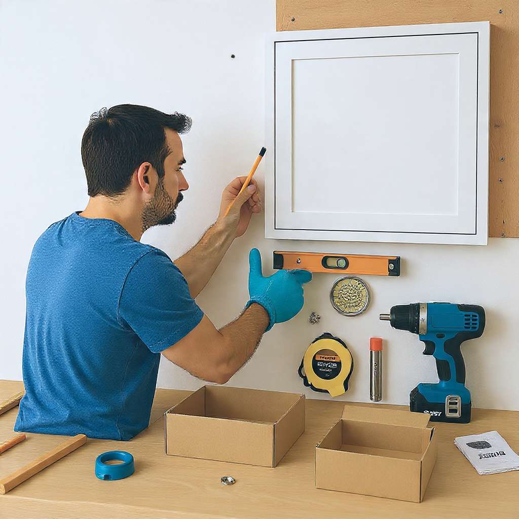 installing upper kitchen cabinets step-by-step