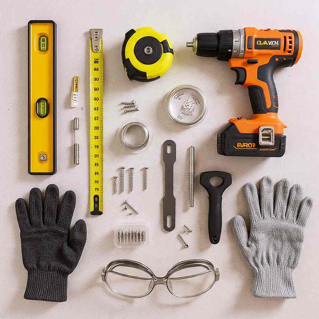 essential tools and materials for kitchen cabinet installation