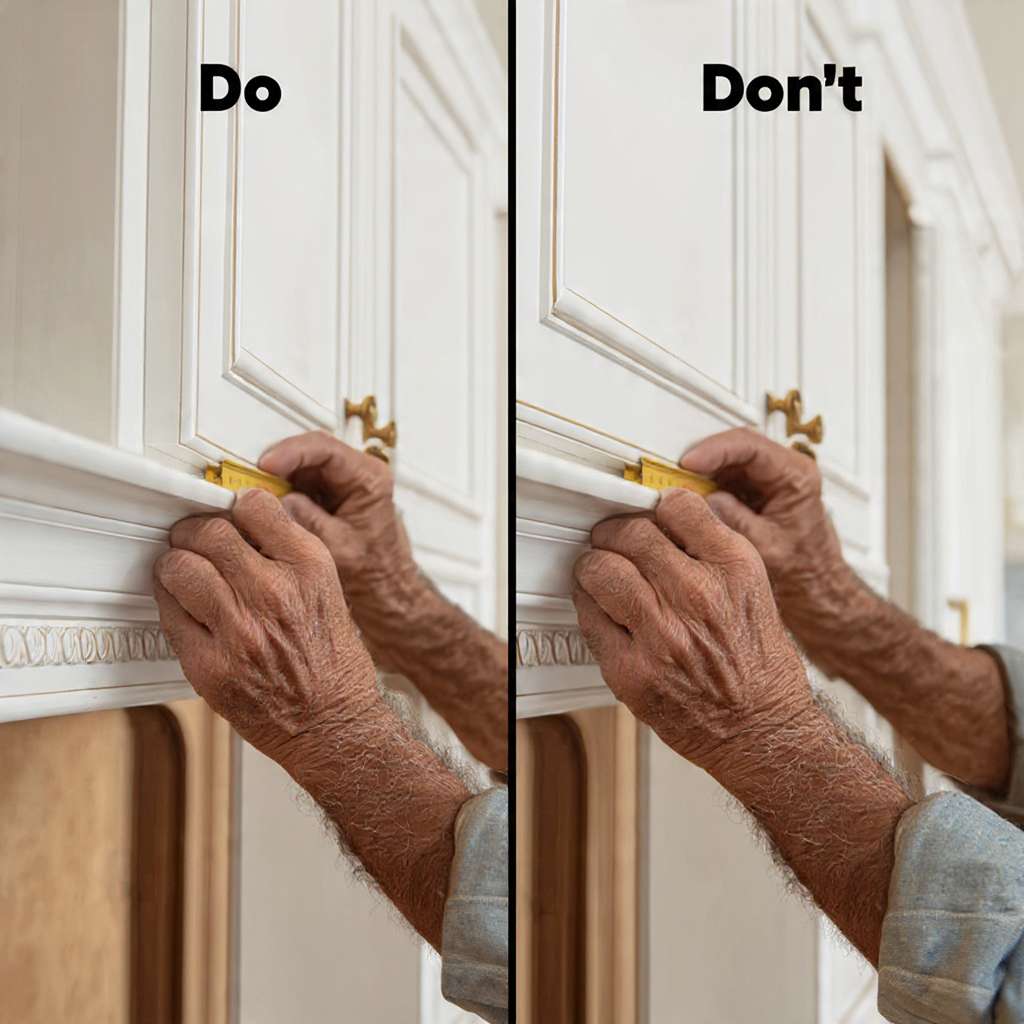 marking studs for secure cabinet mounting