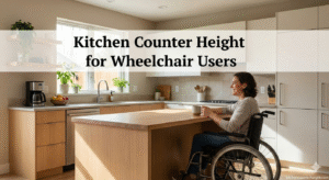 Kitchen Counter Height for Wheelchair Users