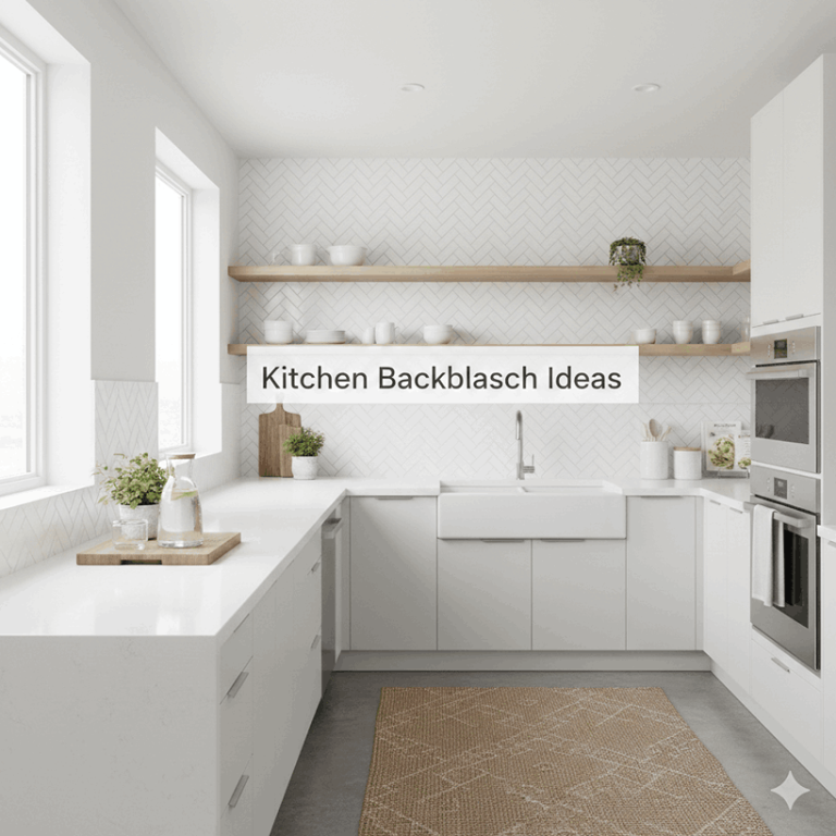 modern kitchen with tile, stone, and glass backsplash designs, highlighting “Kitchen Backsplash Ideas